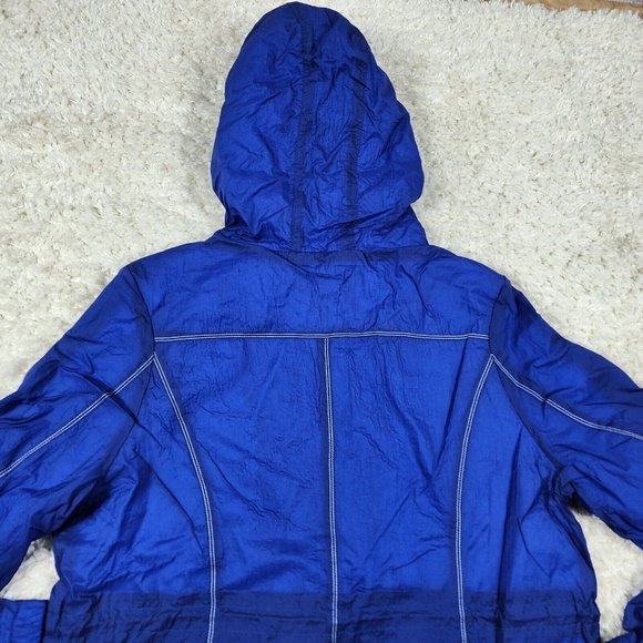 Tommy Hilfiger Sport Jacket Womens Large Blue Lightweight Water Resistant Zipper - Picture 8 of 10